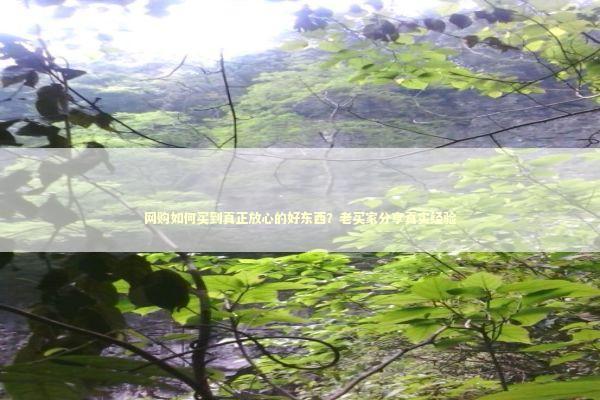网购如何买到真正放心的好东西？老买家分享真实经验 新闻